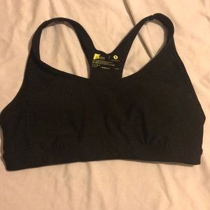 Black sports bra